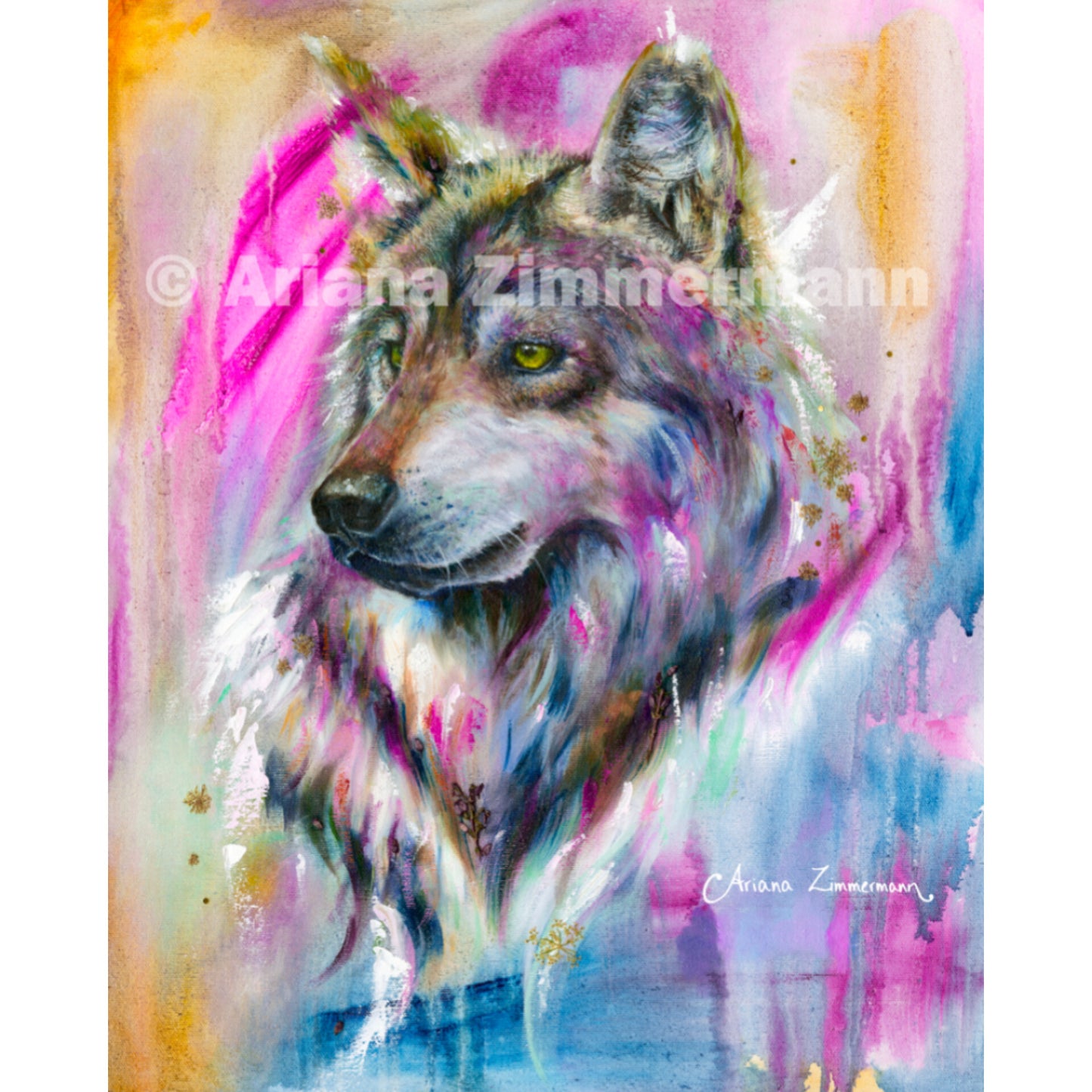 "Wild Abandon" Giclée Canvas Print